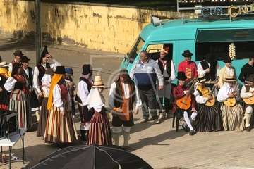 Grabación en la Casa de la Condesa del programa Haciendo amigos con Calero (Foto TA)